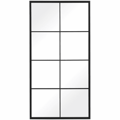 Uttermost Rousseau Iron Window Mirror - 09732