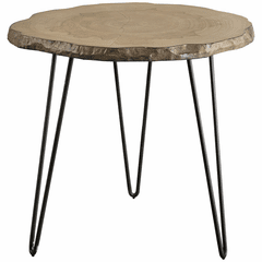 Uttermost Runay Wood Slab Side Table - 25468