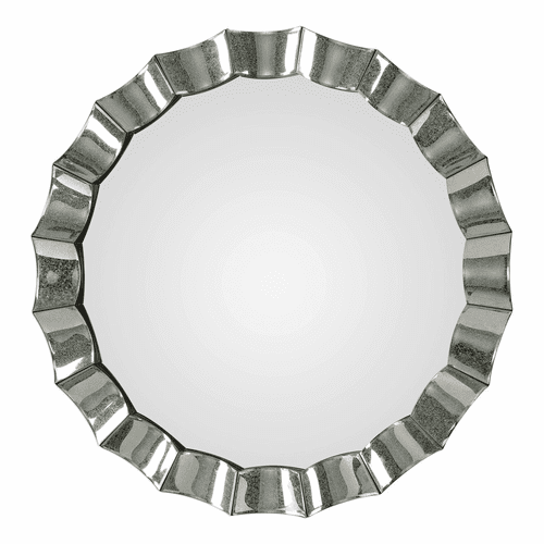 Uttermost Sabino Scalloped Round Mirror - 09334