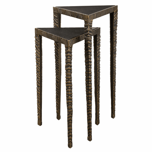 Uttermost Samiria Triangular Accent Tables Set Of 2 - 24977