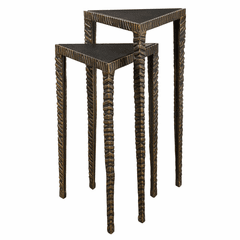Uttermost Samiria Triangular Accent Tables Set Of 2 - 24977