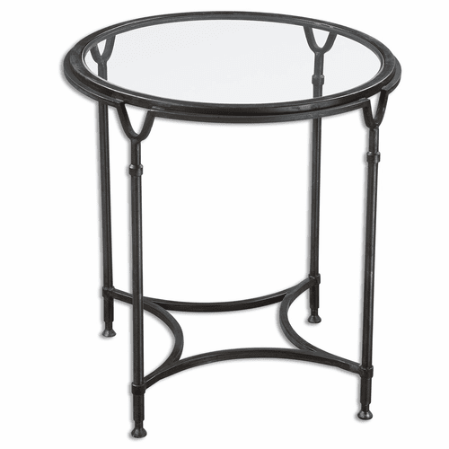 Uttermost Samson Glass Side Table - 24469