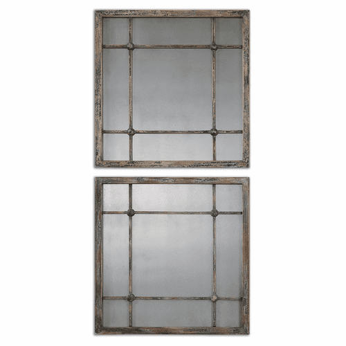 Uttermost Saragano Square Mirrors Set Of 2 - 13845