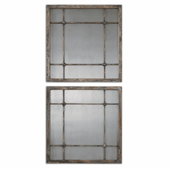 Uttermost Saragano Square Mirrors Set Of 2 - 13845