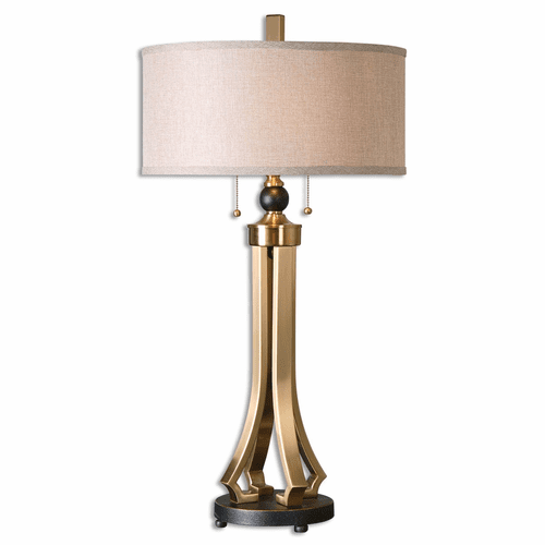 Uttermost Selvino Brushed Brass Table Lamp - 26631-1