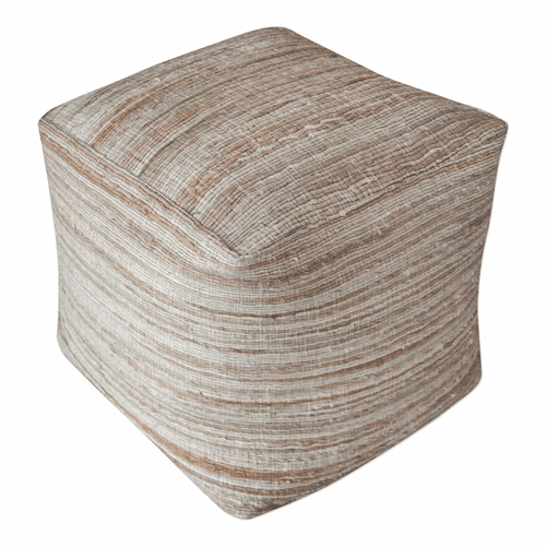 Uttermost Shiro Beige Pouf - 23958