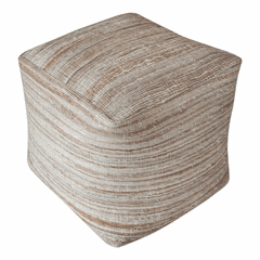 Uttermost Shiro Beige Pouf - 23958 Uttermost Shiro Beige Pouf - 23958