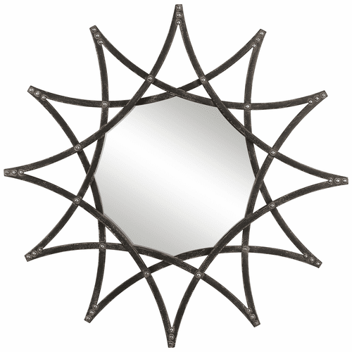 Uttermost Solaris Iron Star Mirror - 09766