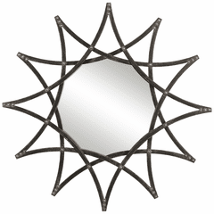 Uttermost Solaris Iron Star Mirror - 09766 Uttermost Solaris Iron Star Mirror - 09766