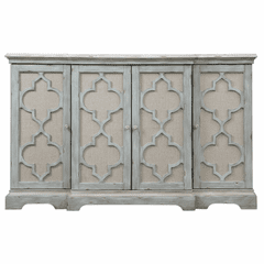 Uttermost Sophie 4 Door Grey Cabinet - 24520 Uttermost Sophie 4 Door Grey Cabinet - 24520
