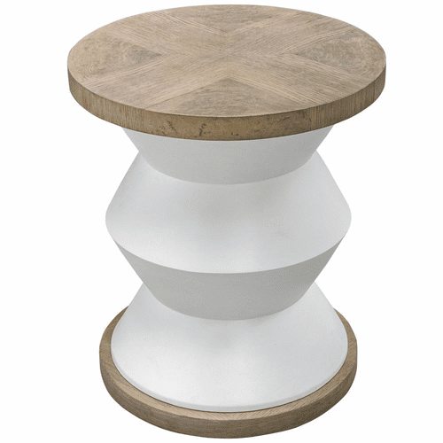 Uttermost Spool Geometric Side Table - 25488