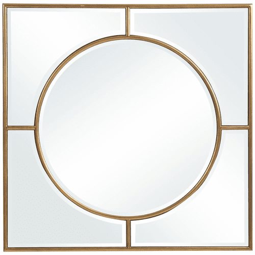 Uttermost Stanford Gold Square Mirror - 09673