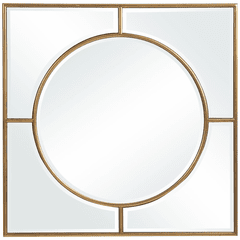 Uttermost Stanford Gold Square Mirror - 09673
