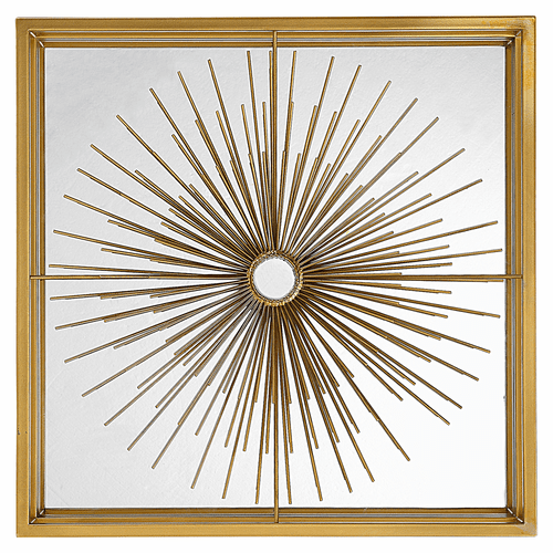 Uttermost Starlight Mirrored Wall Decor - Brass - 04304
