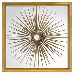 Uttermost Starlight Mirrored Wall Decor - Brass - 04304