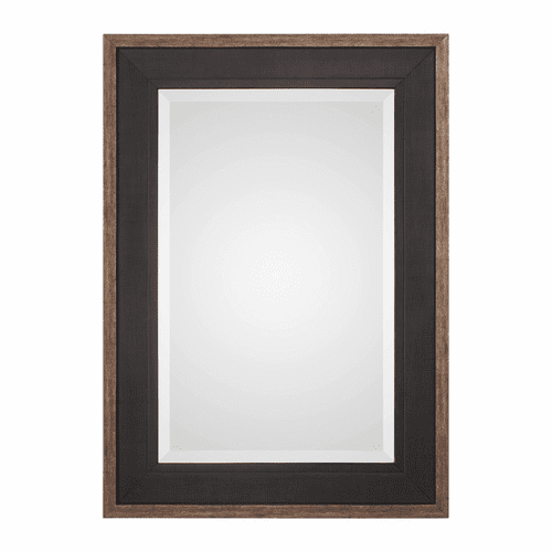 Uttermost Staveley Rustic Black Mirror - 09377