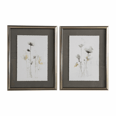 Uttermost Stem Illusion Floral Art Set Of 2 - 33681