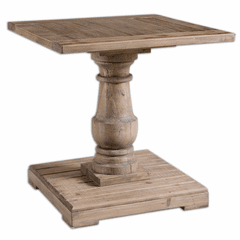 Uttermost Stratford Pedestal End Table - 24252