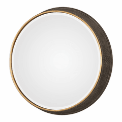 Uttermost Sturdivant Antiqued Gold Round Mirror - 09372