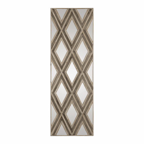 Uttermost Tahira Geometric Argyle Pattern Wall Mirror - 04116