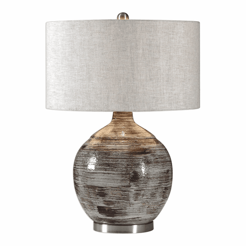 Uttermost Tamula Distressed Ivory Table Lamp - 27656-1