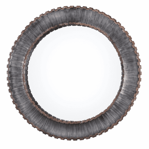 Uttermost Tanaina Silver Round Mirror - 09175