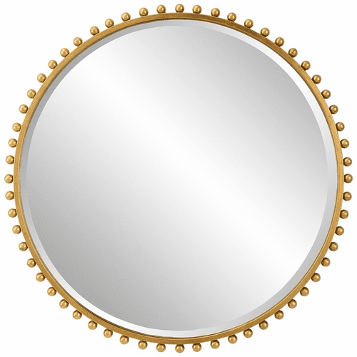Uttermost Taza Gold Round Mirror - 09777