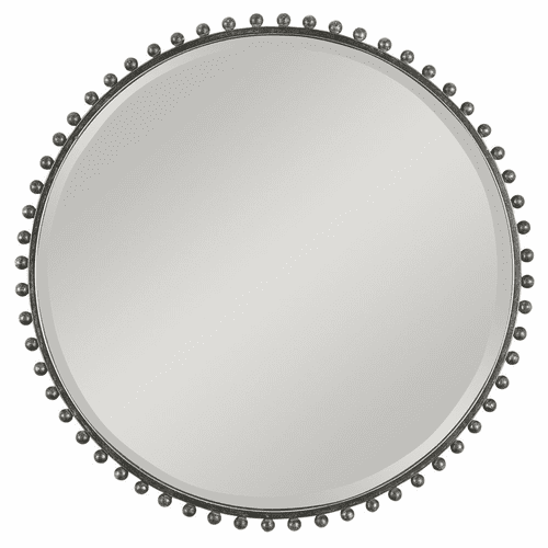 Uttermost Taza Round Iron Mirror - 09691