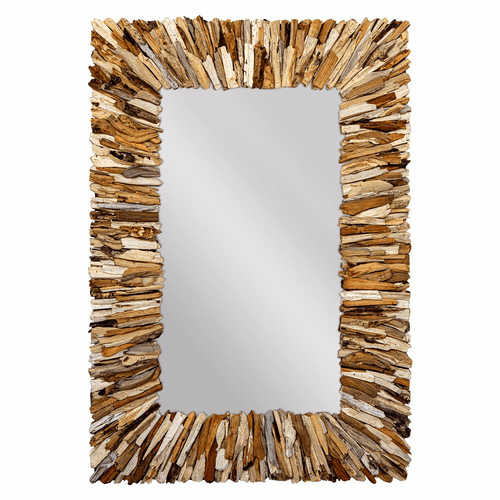 Uttermost Teak Branch Rectangular Mirror - 09783