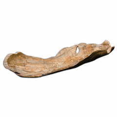 Uttermost Teak Leaf Bowl - 17085