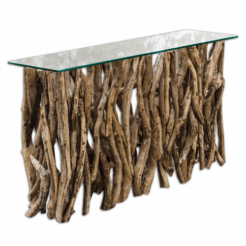Uttermost Teak Wood Console - 25593