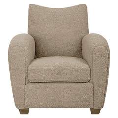 Uttermost Teddy Accent Chair - Latte - 23694