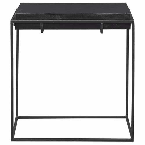 Uttermost Telone Modern Black Side Table - 25106