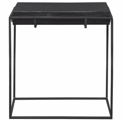 Uttermost Telone Modern Black Side Table - 25106