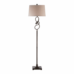 Uttermost Tenley Twisted Bronze Floor Lamp - 28129-1