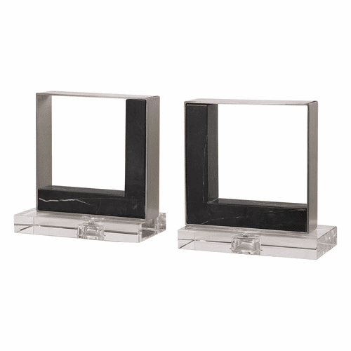 Uttermost Tilman Modern Marble Bookends Set Of 2 - 17865