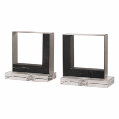 Uttermost Tilman Modern Marble Bookends Set Of 2 - 17865