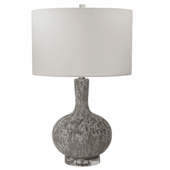 Uttermost Turbulence Table Lamp - Distressed White - 28483-1