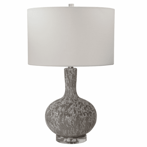 Uttermost Turbulence Table Lamp - Distressed White - 28483-1