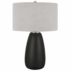 Uttermost Twilight Table Lamp - Satin Black - 30058-1 Uttermost Twilight Table Lamp - Satin Black - 30058-1