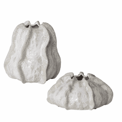 Uttermost Urchin Textured Vases (Set Of 2) - Ivory - 17973 Uttermost Urchin Textured Vases (Set Of 2) - Ivory - 17973