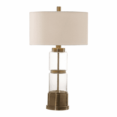 Uttermost Vaiga Glass Column Lamp - 27830-1 Uttermost Vaiga Glass Column Lamp - 27830-1