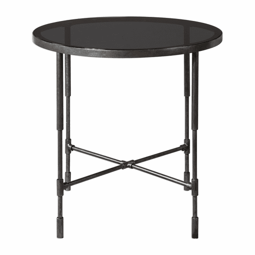 Uttermost Vande Aged Steel Accent Table - 24783