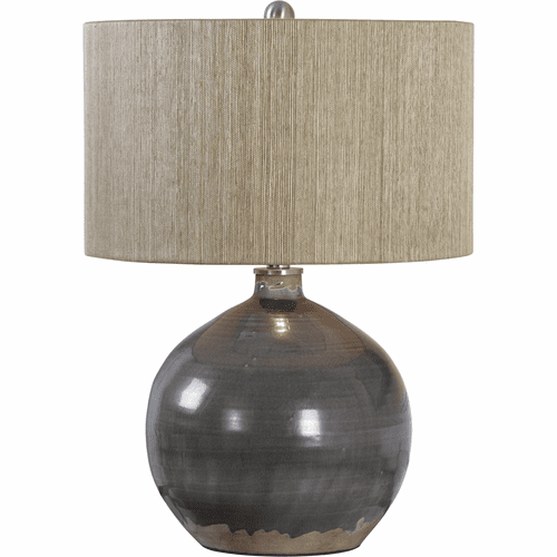 Uttermost Vardenis Gray Ceramic Lamp - 27215-1