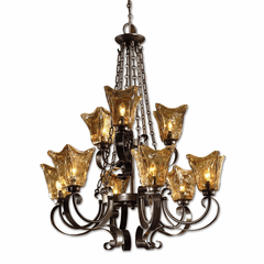 Uttermost Vetraio 9Lt Oil Rubbed Bronze Chandelier - 21005