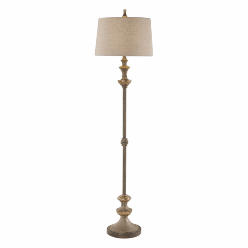 Uttermost Vetralla Silver Bronze Floor Lamp - 28180-1