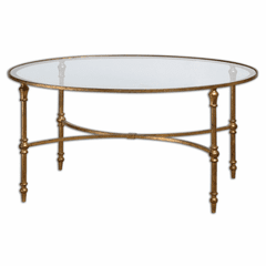 Uttermost Vitya Glass Coffee Table - 24338 Uttermost Vitya Glass Coffee Table - 24338