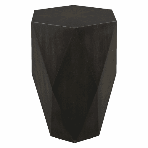 Uttermost Volker Black Wooden Side Table - 25492