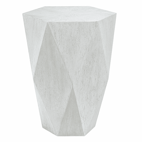 Uttermost Volker Side Table - White - 25164