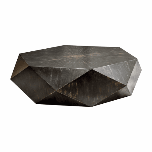 Uttermost Volker Worn Black Coffee Table - 25832